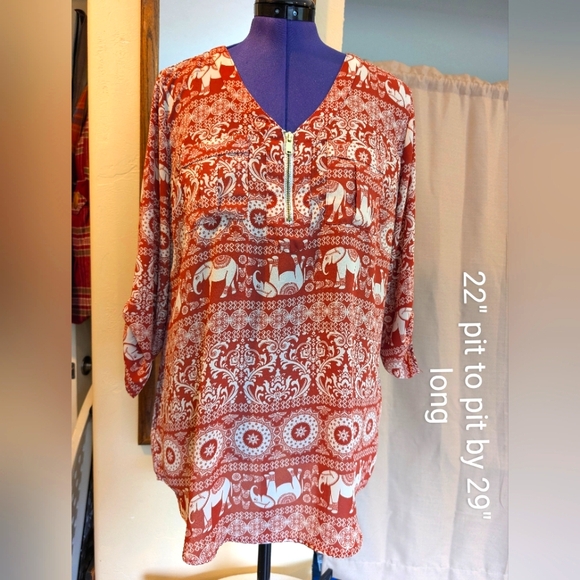 Rue21 women's tunic top - Picture 1 of 10